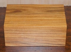 Vintage Hand Made in Switzerland Davidoff Cigar Humidor Brass Campaign Handles