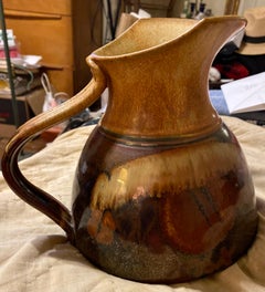 Vintage Hand Made Keramik Sangria oder Wasser Krug