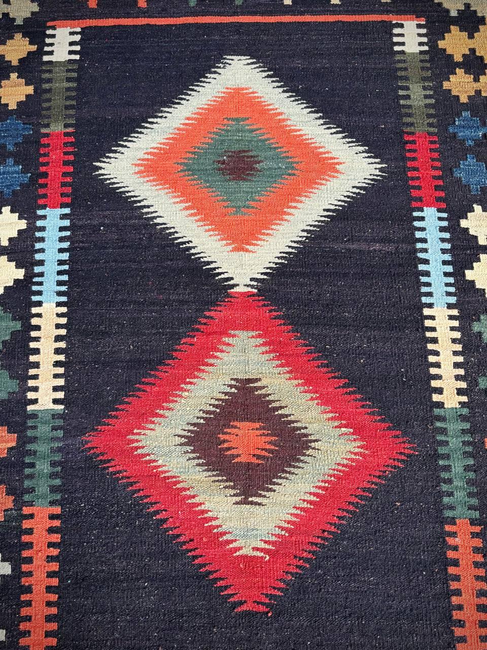 Vintage Hand Made Tribal Türkisch Kilim Rug (Sonstiges) im Angebot