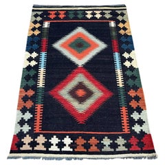 Vintage Hand Made Tribal Turkish Kilim Rug