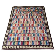 Vintage Hand Made Alfombra turca tribal Kilim