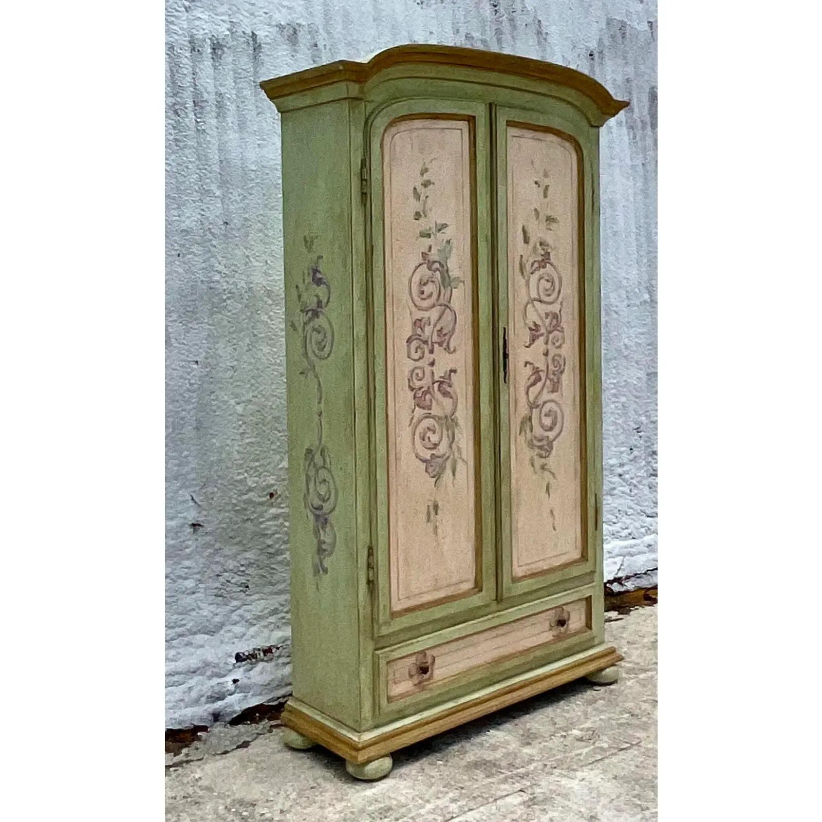 vintage painted wardrobe