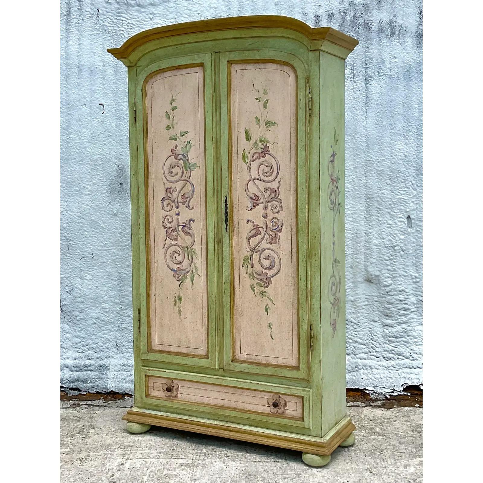 refinished armoire