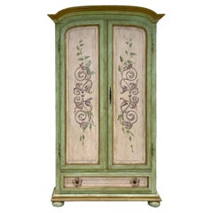 Vintage Hand Painted Armoire