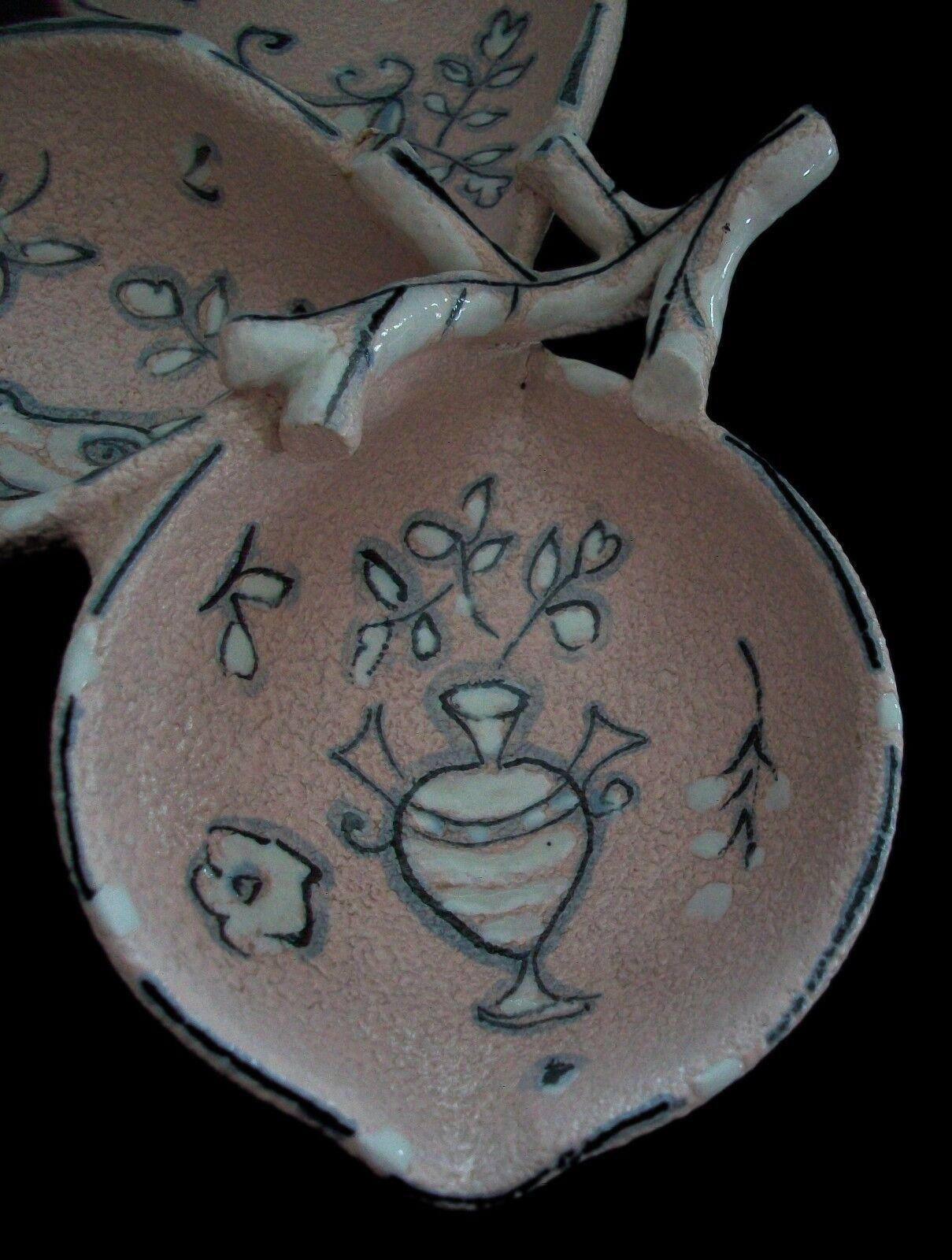 FRATELLI FANCIULLACCI - Hand Painted Ceramic Dish - Italy - Mid 20th Century 4