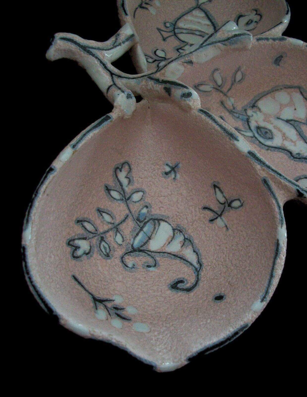 FRATELLI FANCIULLACCI - Hand Painted Ceramic Dish - Italy - Mid 20th Century 5