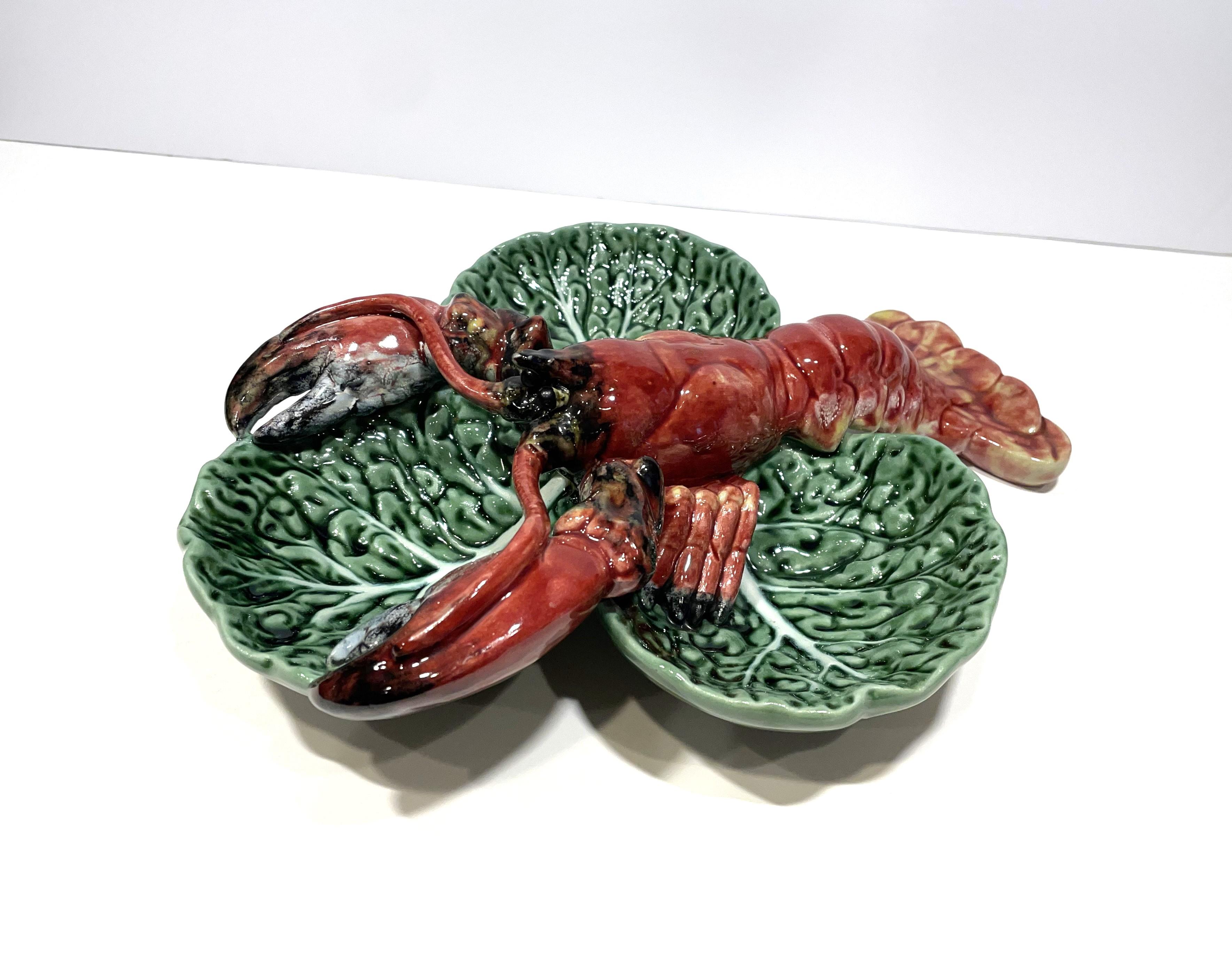 ceramic lobster platter