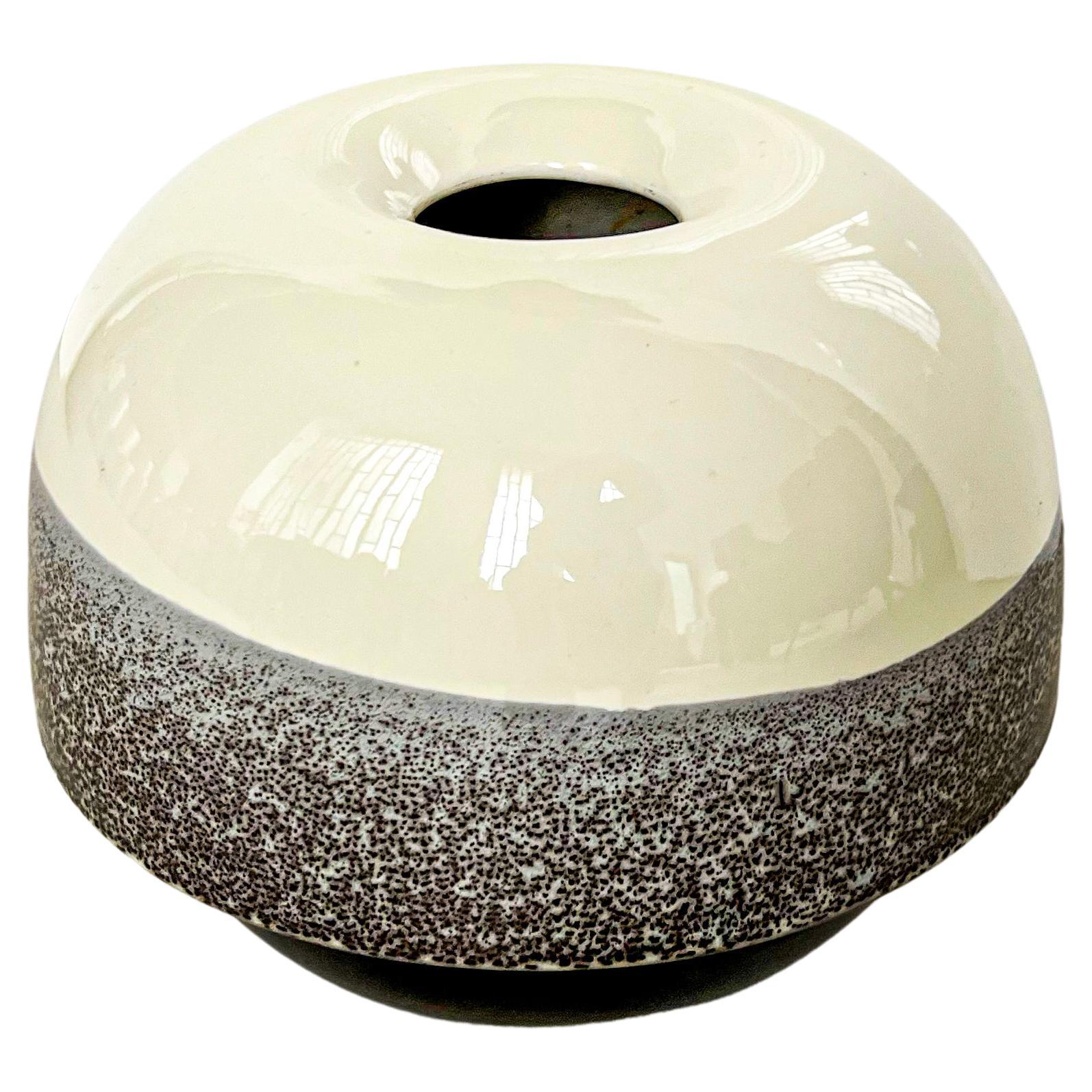 Vintage 1970s Italian Ars HandPainted Ceramic Cat Utensil Holder or