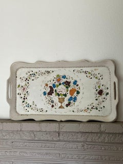 Vintage Hand painted decorative Serving Tray.