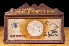 Vintage Hand-Painted Disney/Tex Avery Folk Art Display Sign Panel