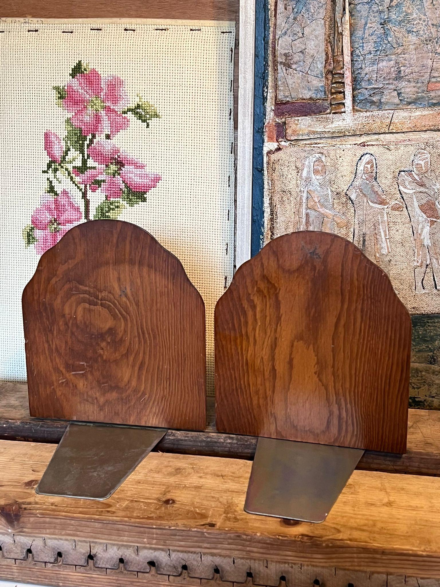 Sujetalibros vintage pintado a mano con motivos de patos en venta 2