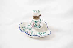 Vintage Hand Painted Inkwell, China Inkwell, Scotland