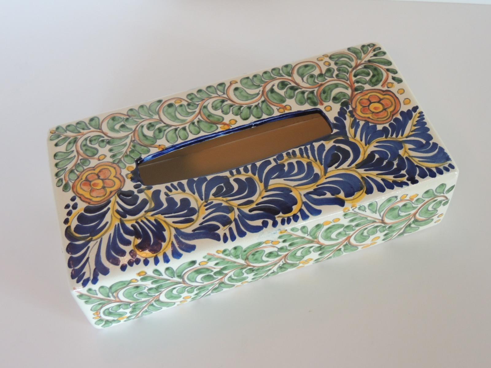 talavera tissue box cover