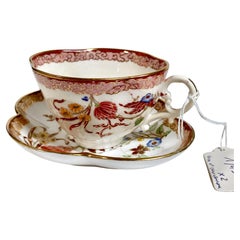 Vintage Hand-Painted Porcelain Cup and Saucer from the Royal Porcelain Factory