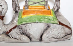 Vintage Hand Painted Resting Camel Porcelain Tea Pot