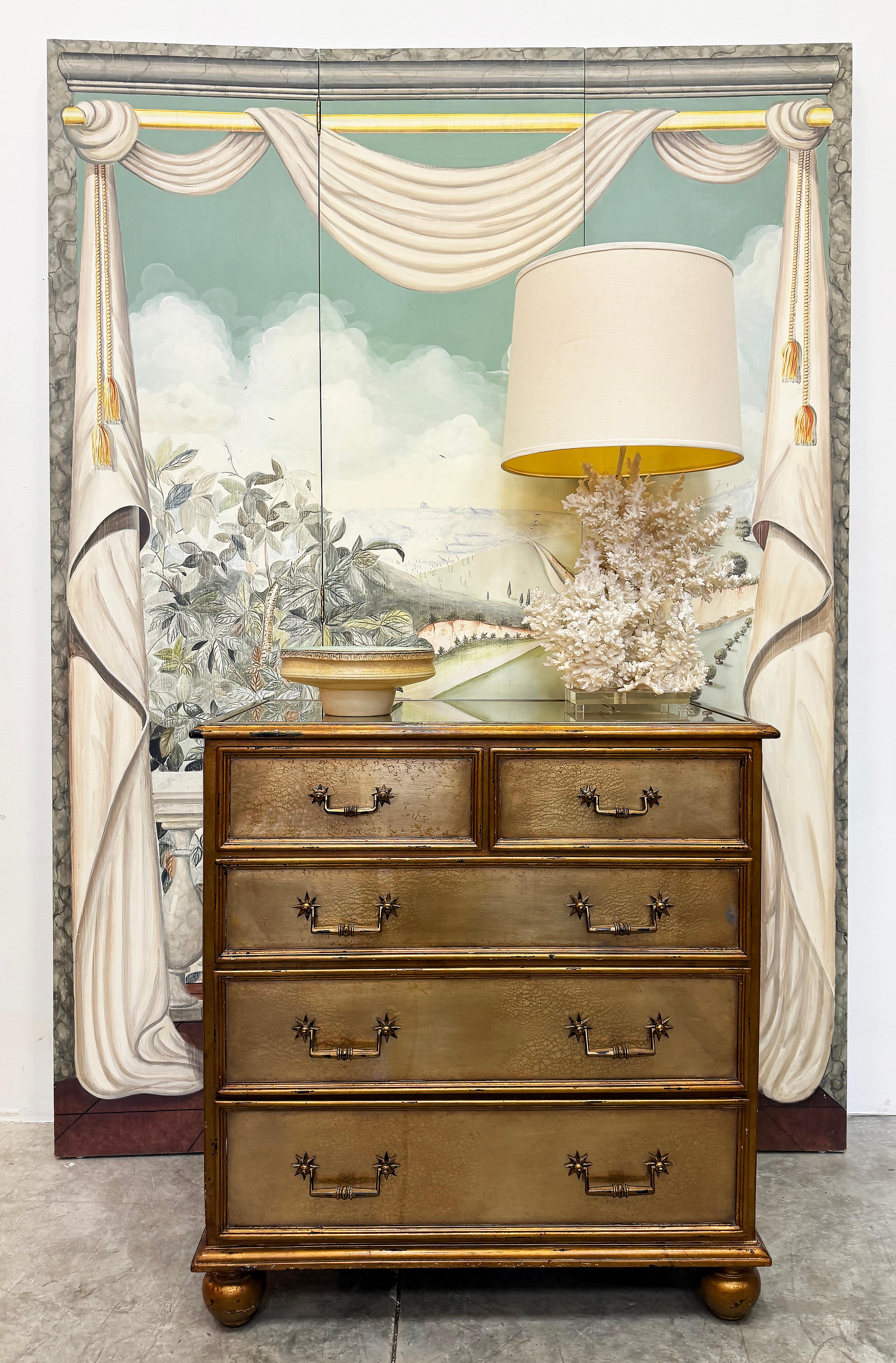 Vintage Handbemalte 
