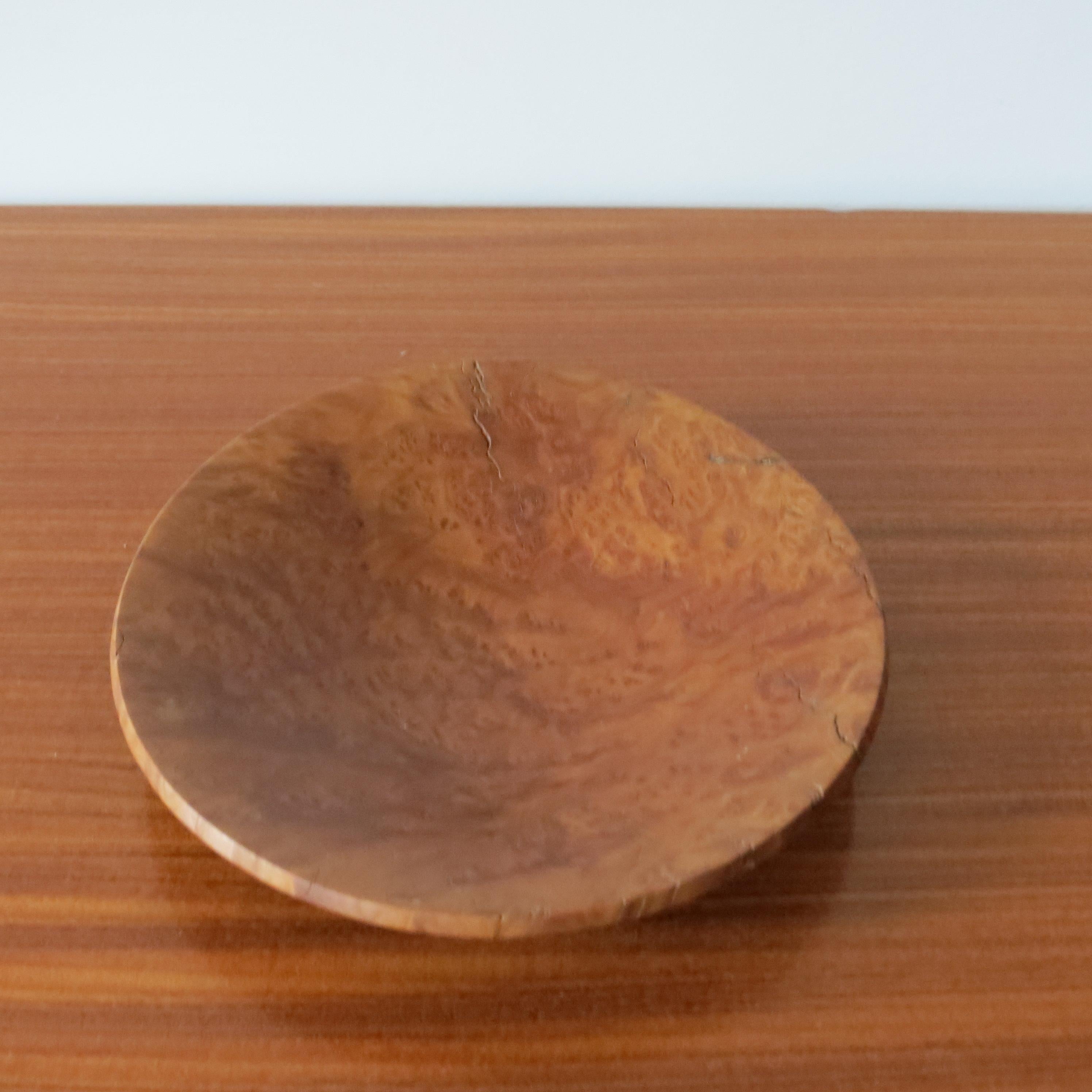 Hand-Crafted Vintage Hand Produced Australian Burr Wood Bowl