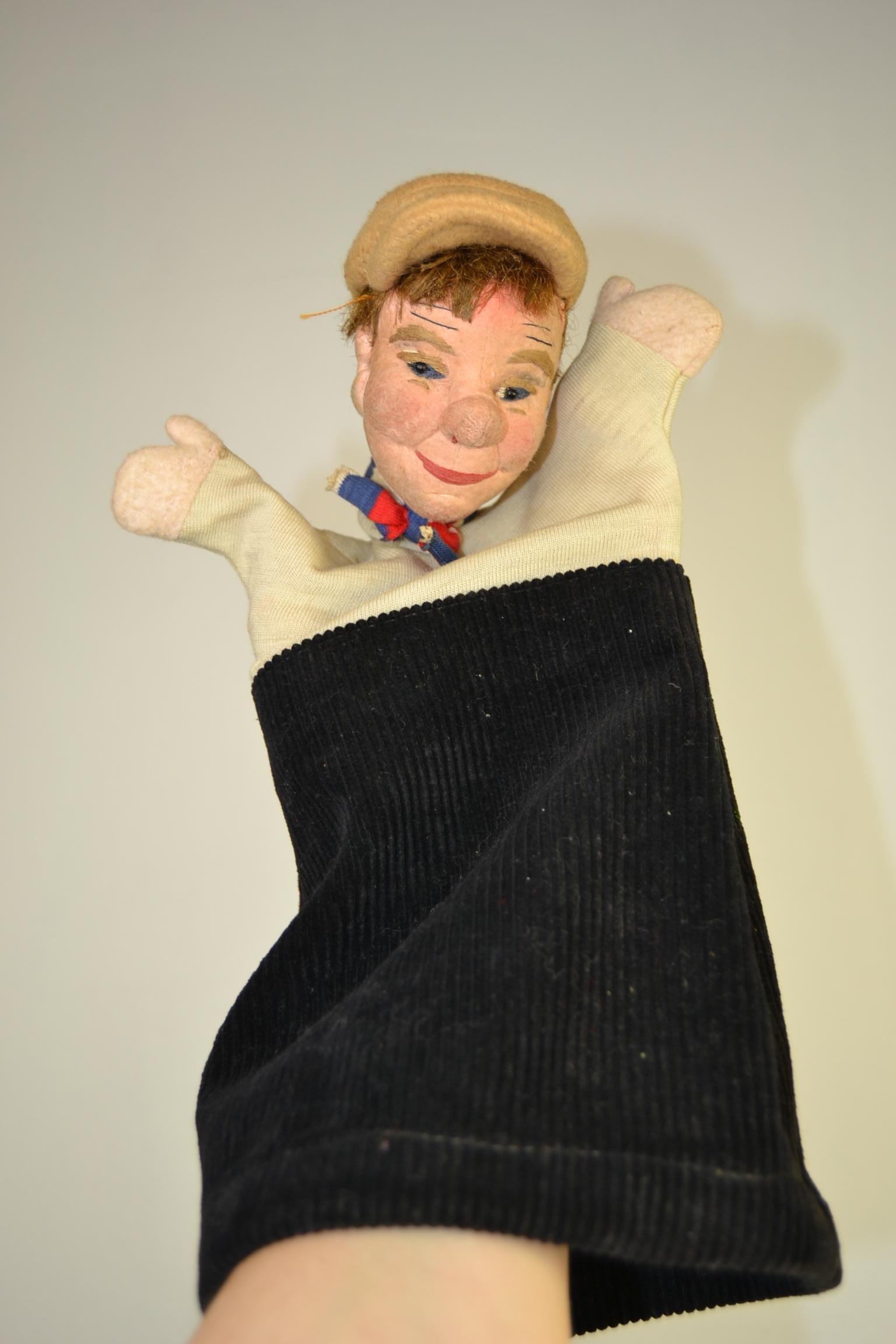 Vintage Hand Puppet Dolls, Marionette Dolls, Germany, 1950s 6