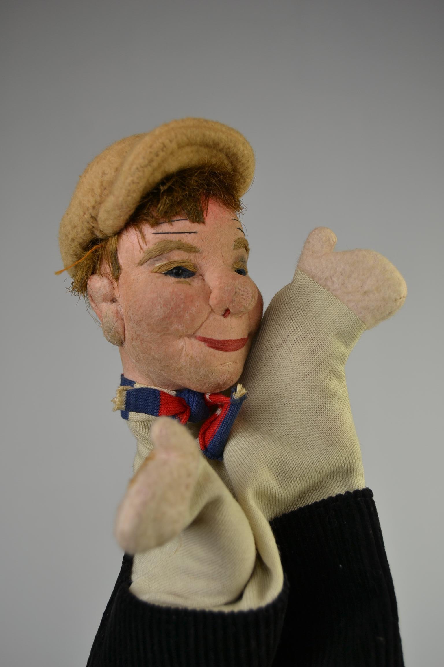 Vintage Hand Puppet Dolls, Marionette Dolls, Germany, 1950s 7