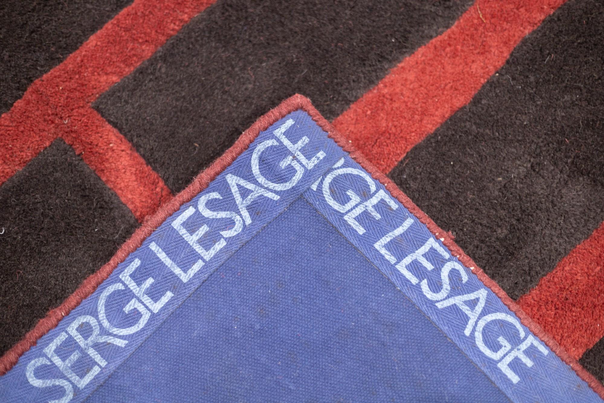 Vintage Hand Tuffted French Designer Rug 5'3