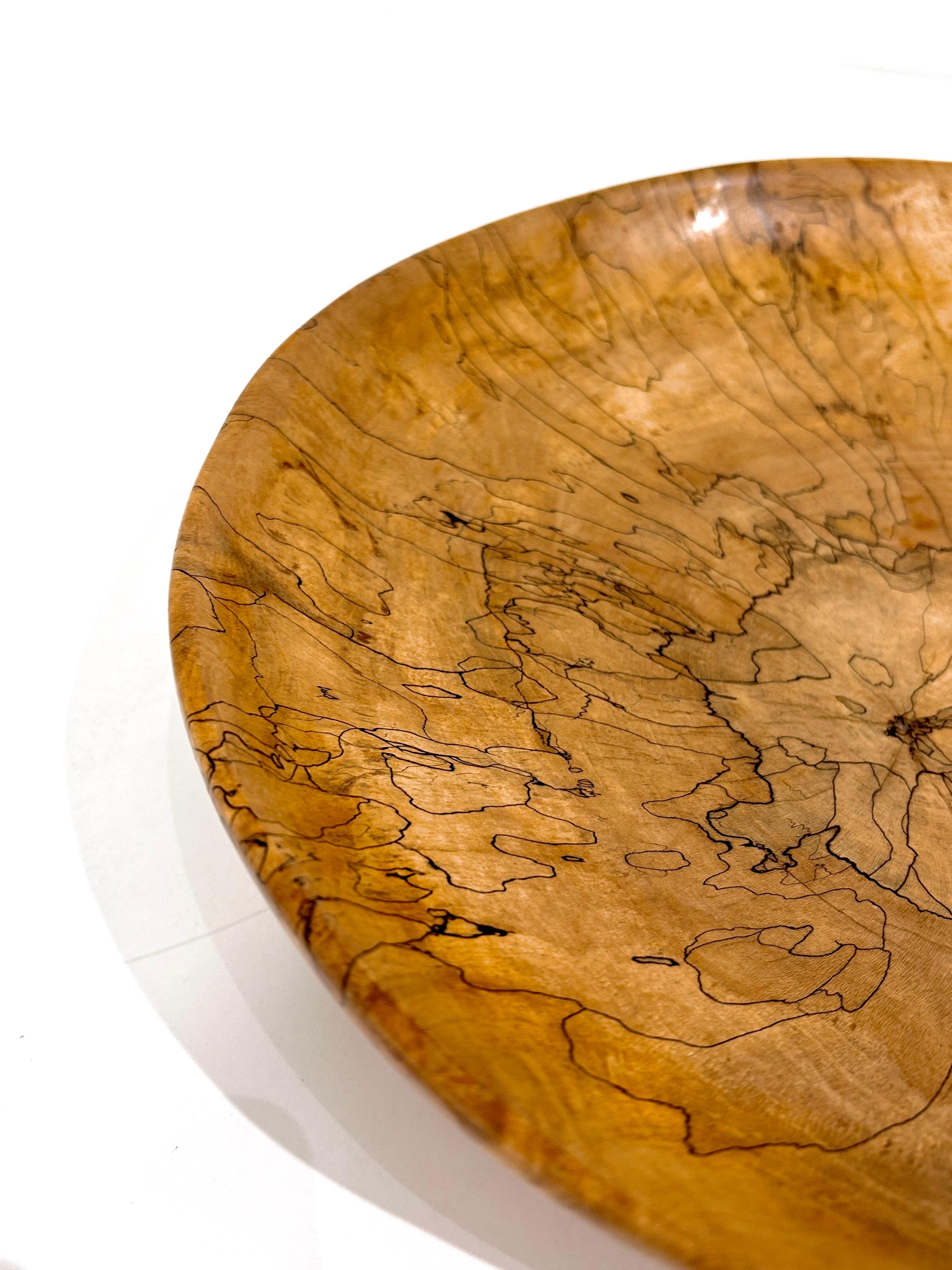 Vintage Hand-Turned Maple Centerpiece For Sale 5