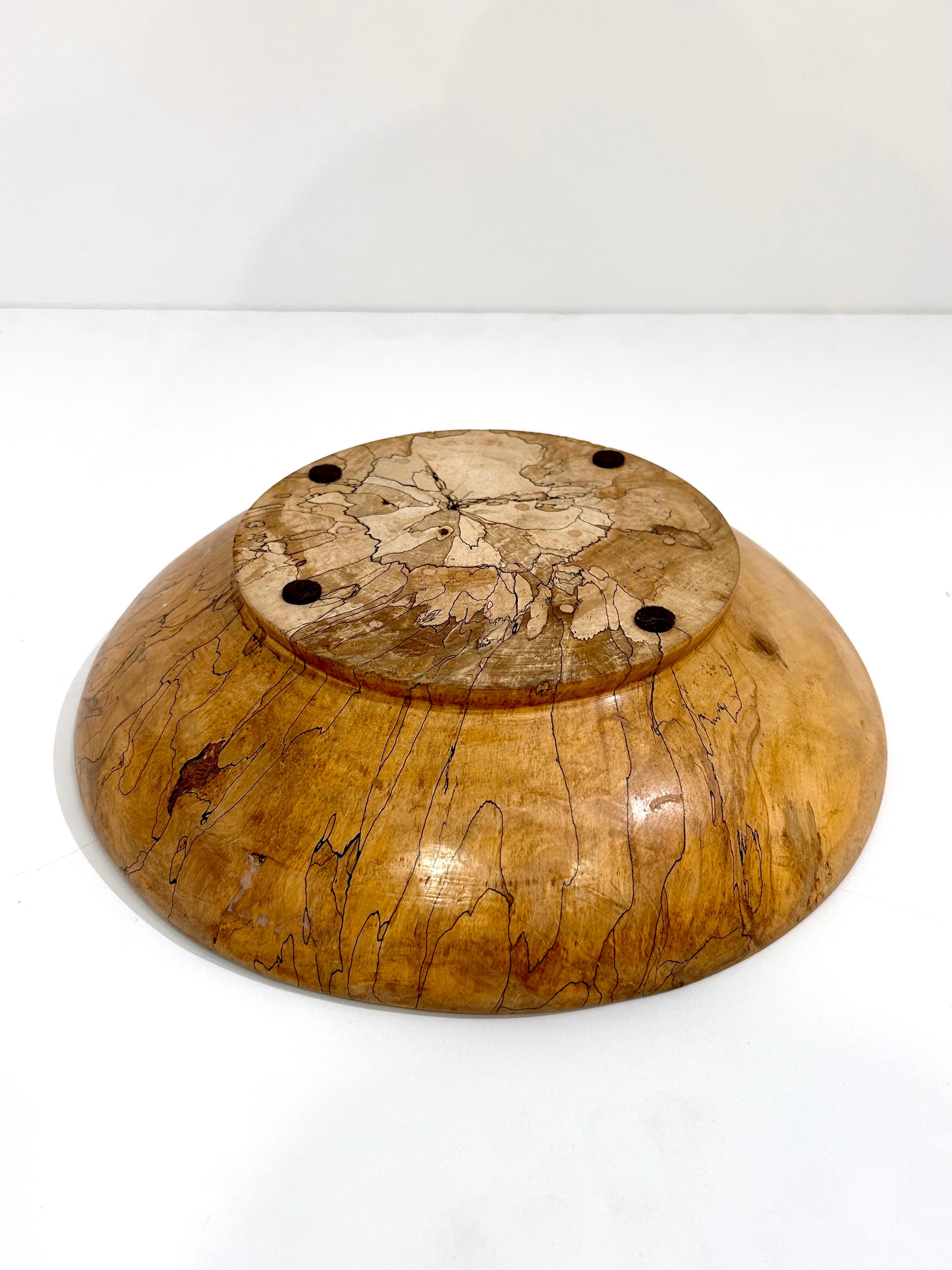 Vintage Hand-Turned Maple Centerpiece For Sale 8