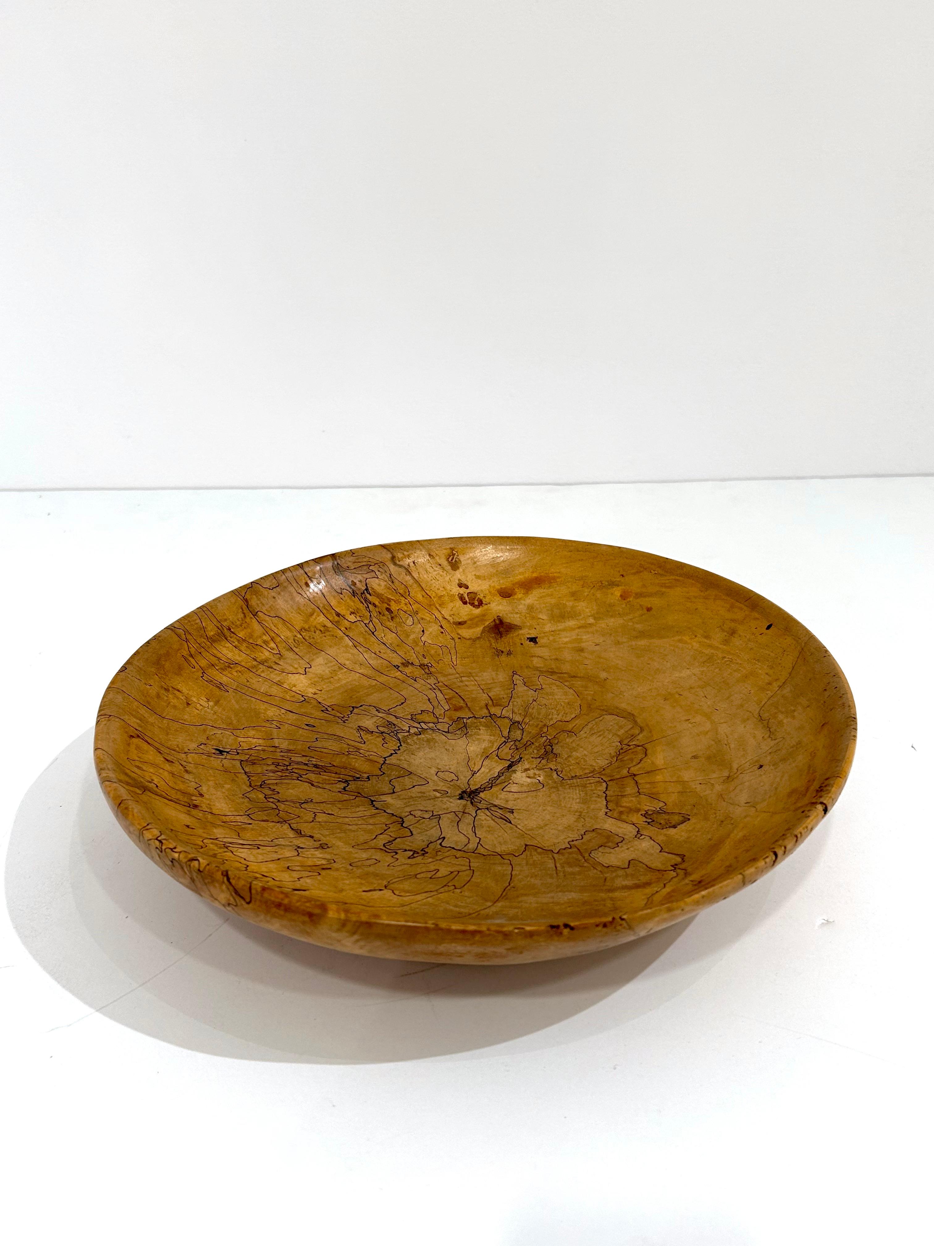 American Vintage Hand-Turned Maple Centerpiece For Sale