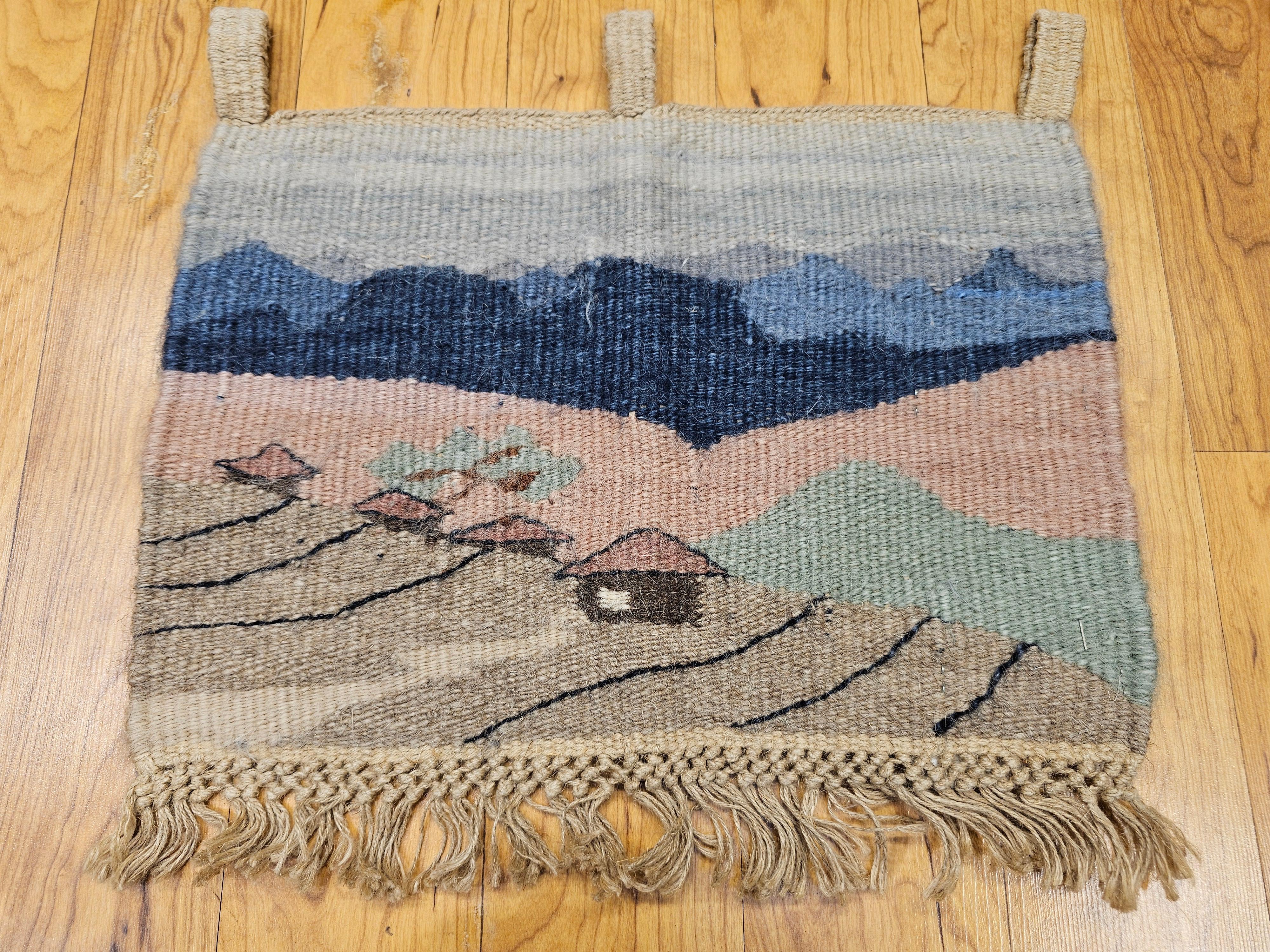 vintage african tapestry
