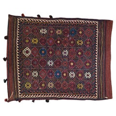 Chuval kurde vintage tissé à la main ou sac/case pour coussin de sol