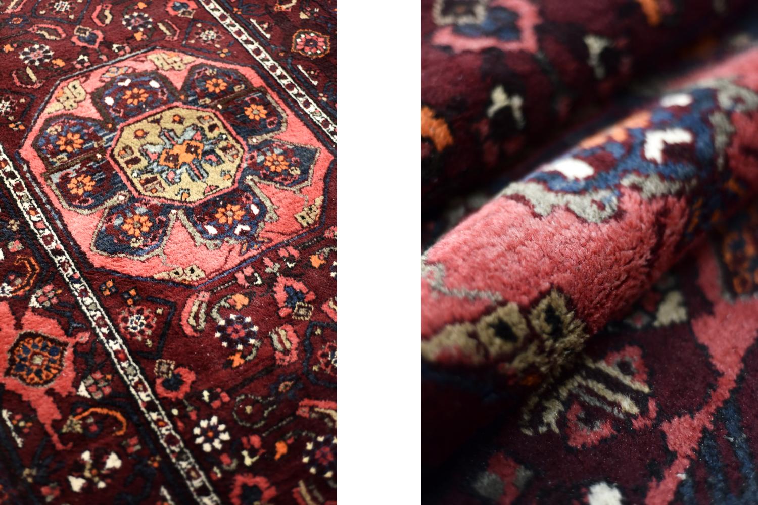 Tapis vintage tissé à la main du Moyen-Orient oriental de Hamadan, années 1960 en vente 3