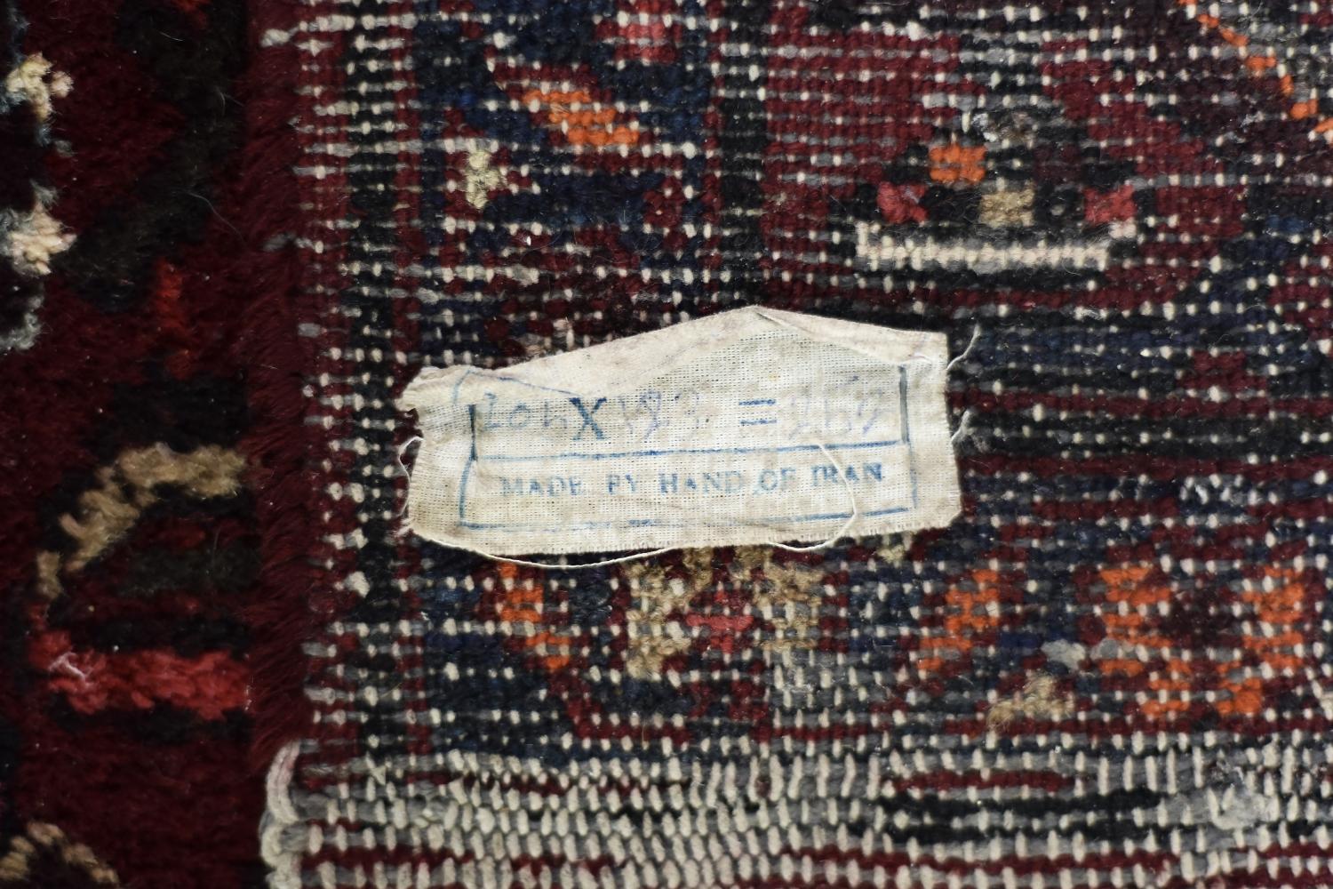 Tapis vintage tissé à la main du Moyen-Orient oriental de Hamadan, années 1960 en vente 5
