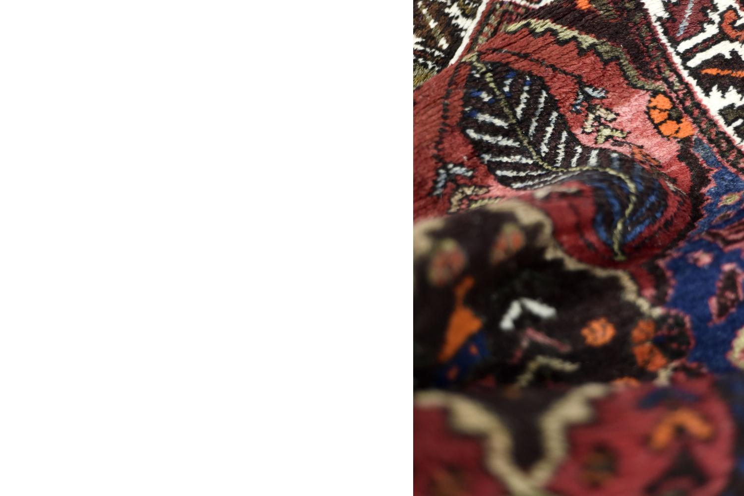 Handgewebter orientalischer Hamadan-Teppich aus dem Nahen Osten, 1960er Jahre, Vintage im Angebot 7