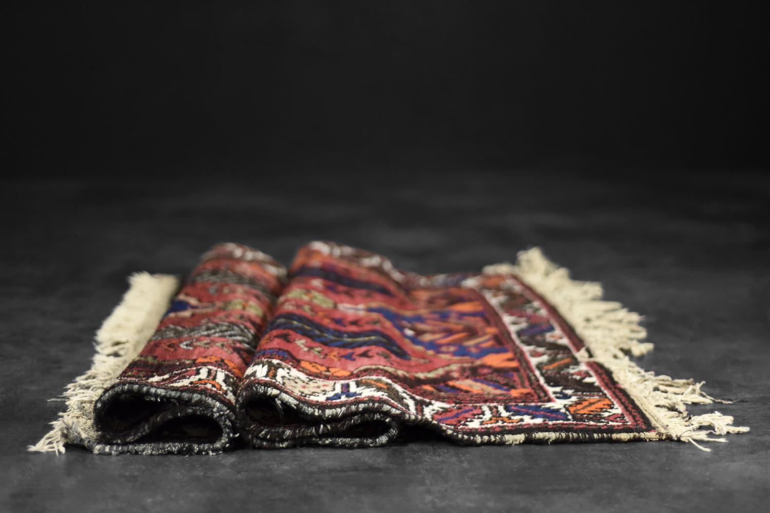 Handgewebter orientalischer Hamadan-Teppich aus dem Nahen Osten, 1960er Jahre, Vintage im Angebot 9