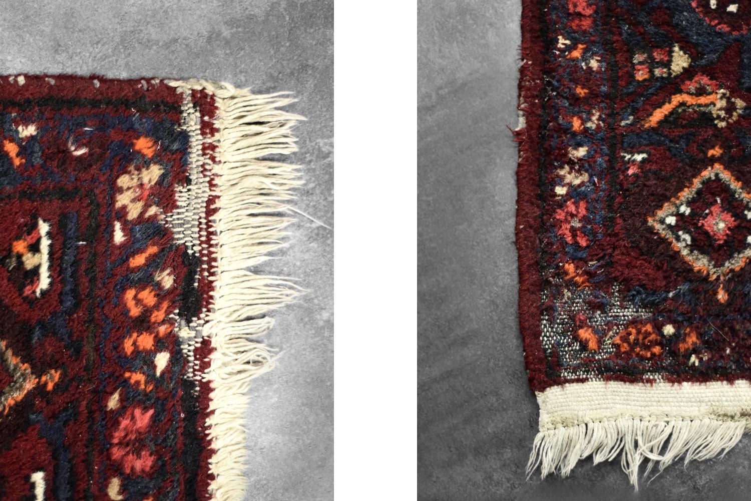 Tapis vintage tissé à la main du Moyen-Orient oriental de Hamadan, années 1960 en vente 1