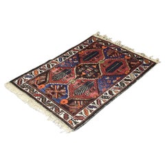 Handgewebter orientalischer Hamadan-Teppich aus dem Nahen Osten, 1960er Jahre, Vintage