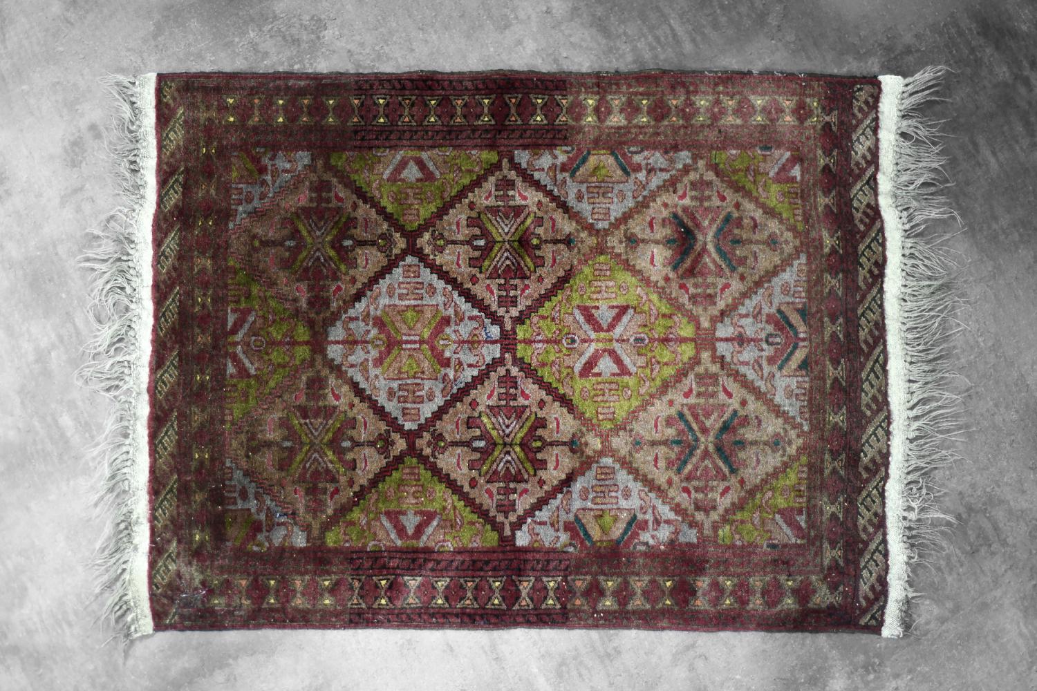 Vintage Handgewebter Orientalisch-Turkmenischer Ersari-Teppich, 1950er Jahre im Angebot 6