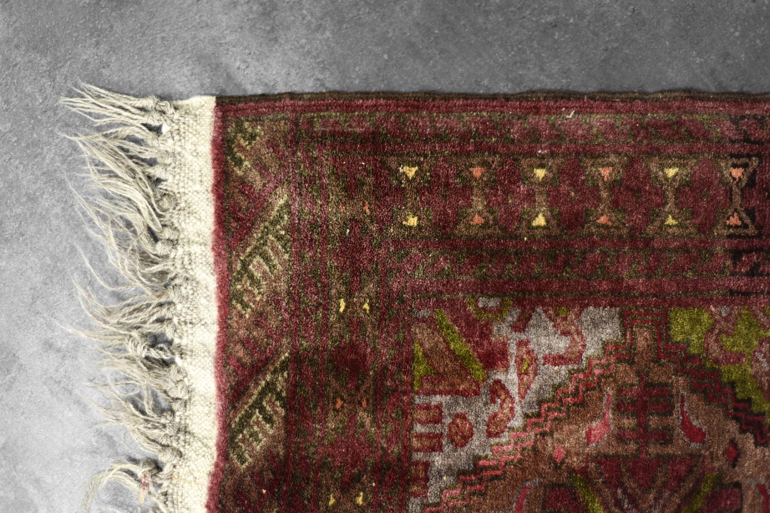 Vintage Handgewebter Orientalisch-Turkmenischer Ersari-Teppich, 1950er Jahre (Wolle) im Angebot