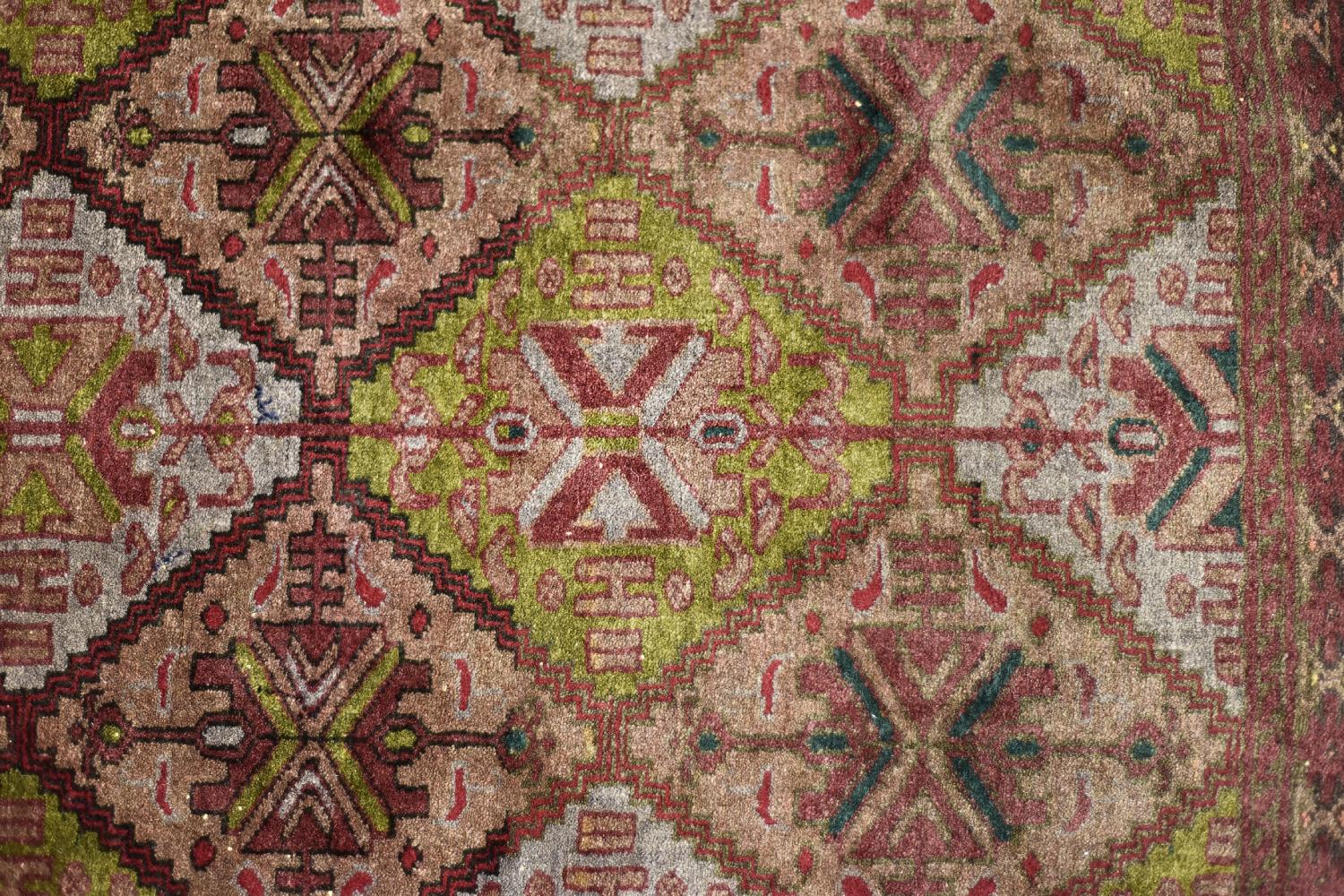 Vintage Handgewebter Orientalisch-Turkmenischer Ersari-Teppich, 1950er Jahre im Angebot 2