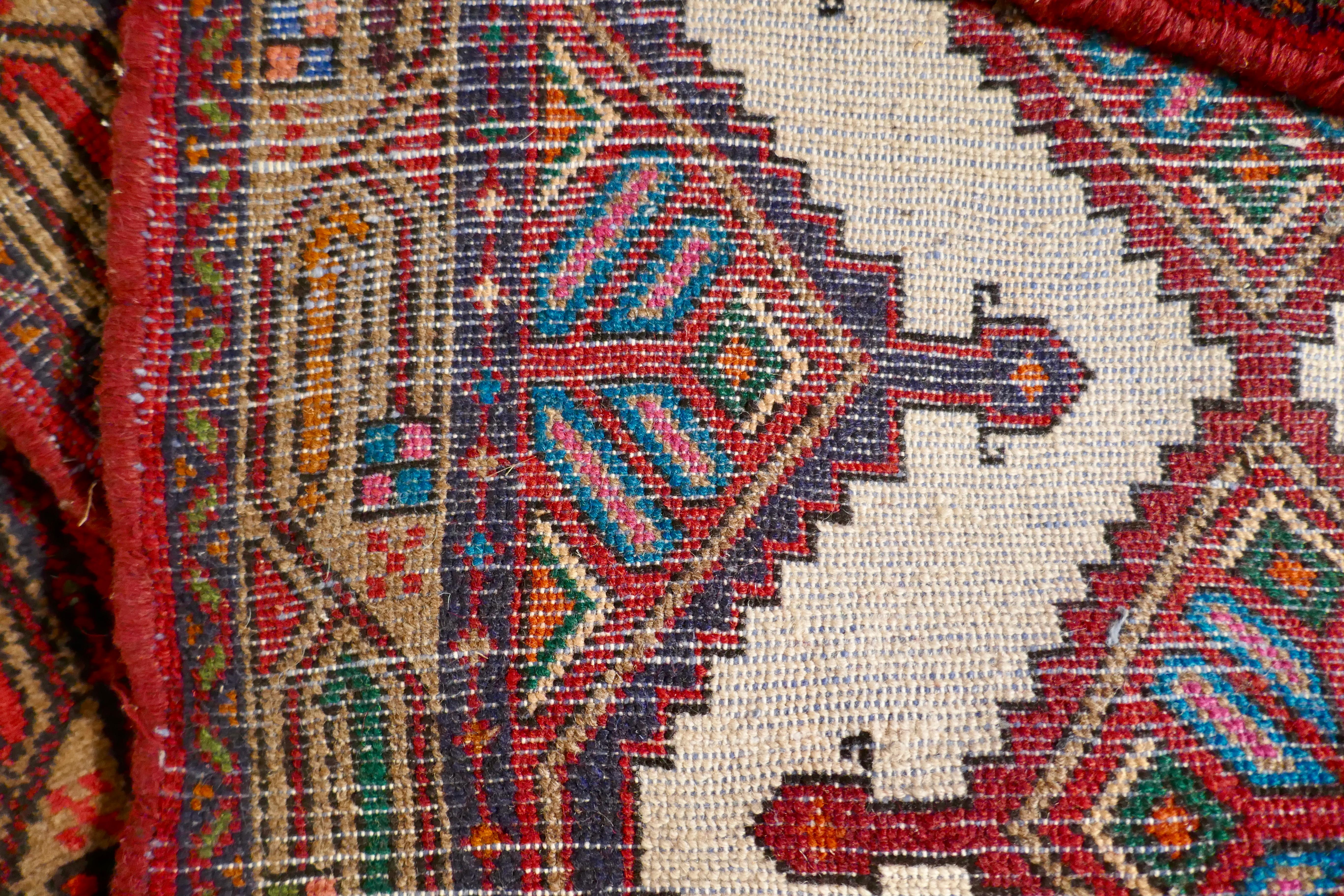20th Century Vintage Hand Woven Persian, Carpet Runner For Sale