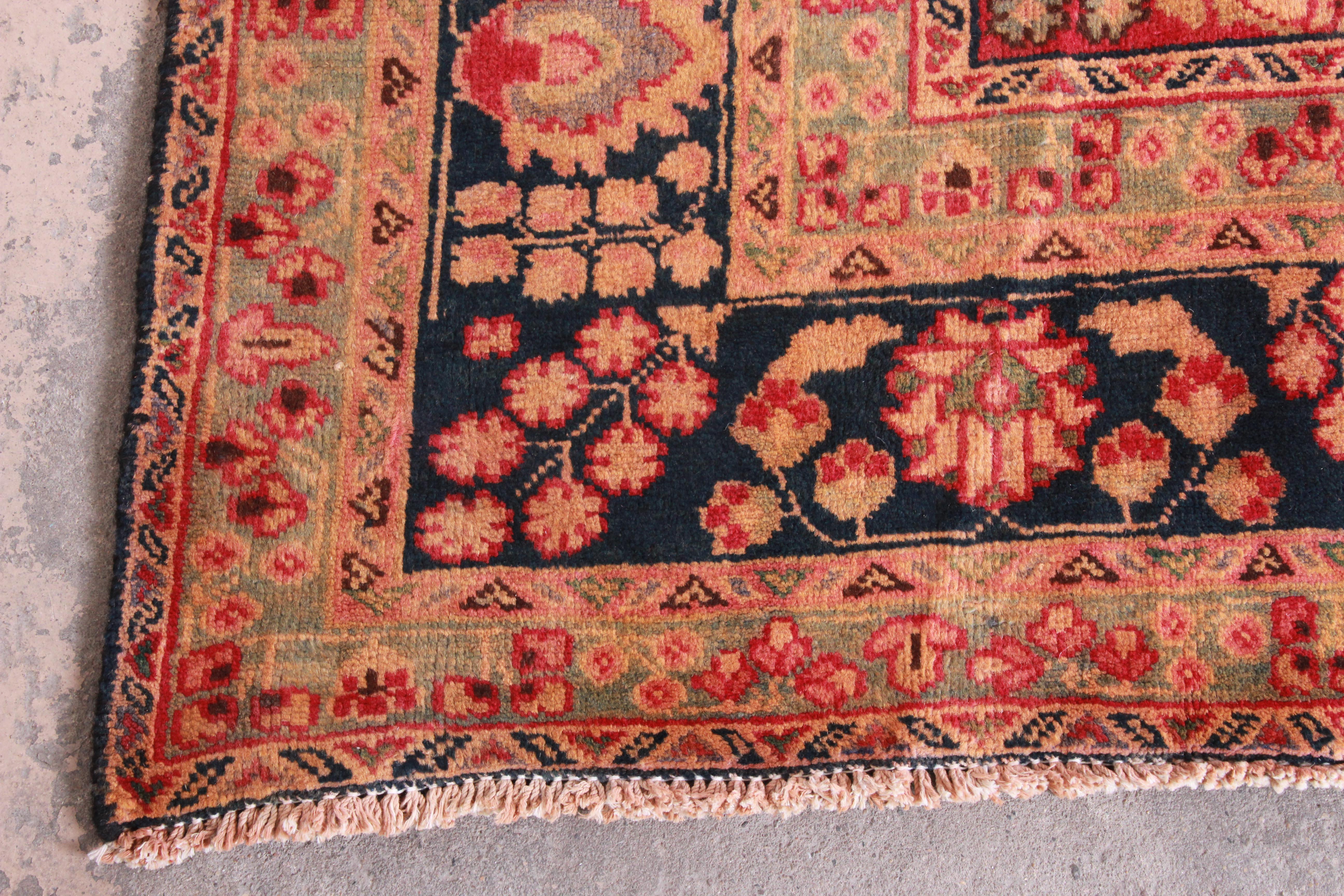 Wool Vintage Handwoven Persian Rug