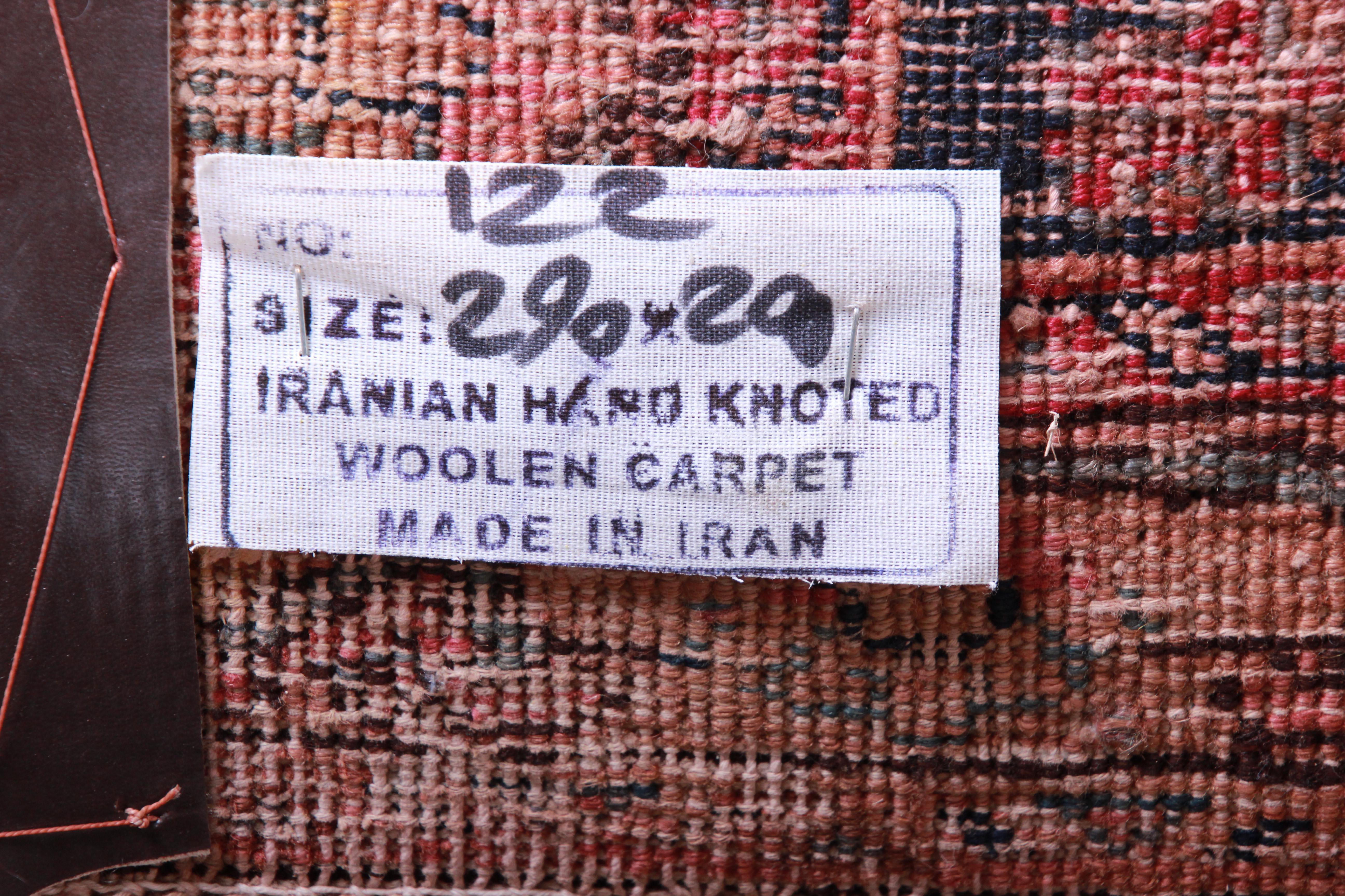 Wool Vintage Handwoven Persian Rug
