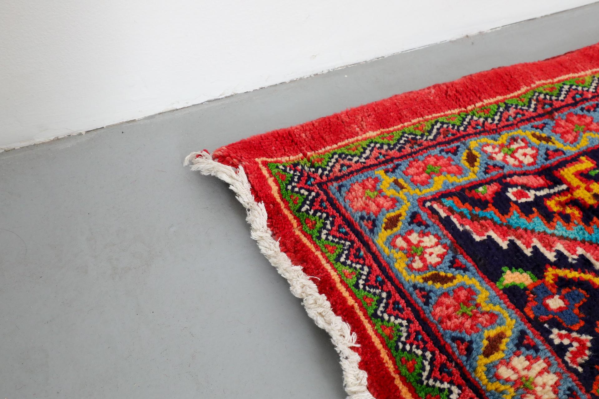 Tapis persan Tabriz tissé à la main, 10' x 13' en vente 5
