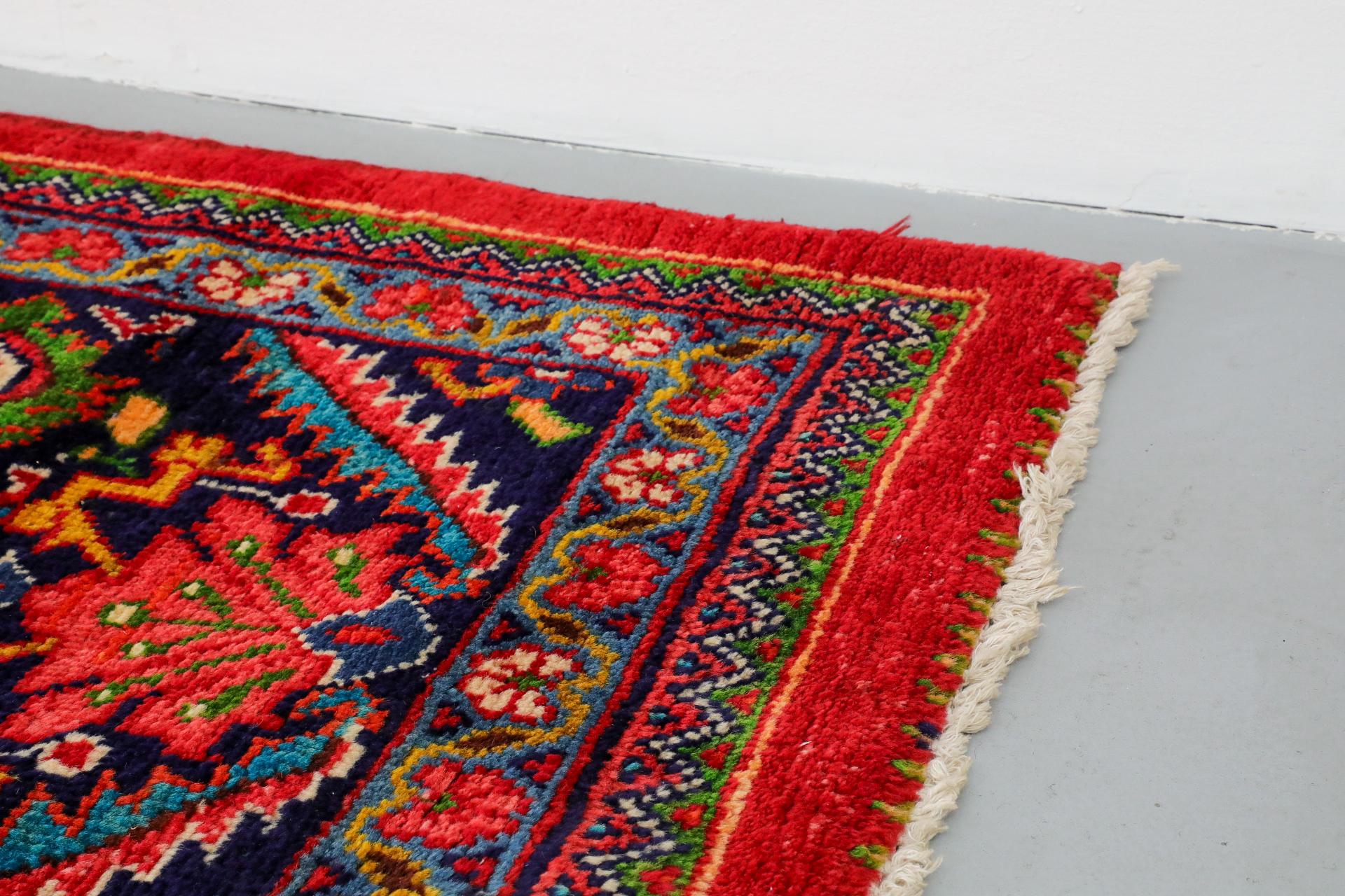 Tapis persan Tabriz tissé à la main, 10' x 13' en vente 7