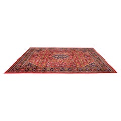 Tappeto Tabriz persiano vintage, tessuto a mano, 10' x 13'