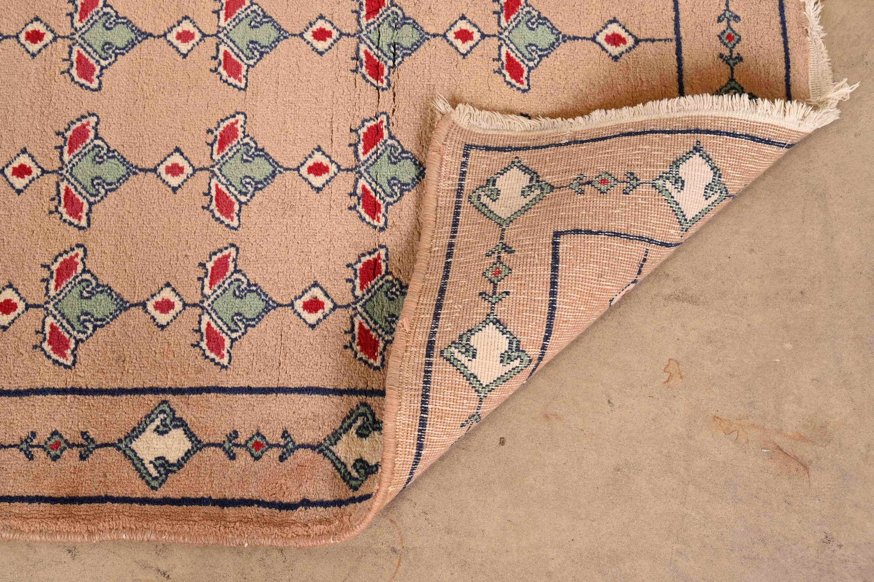 Vintage Hand-Woven Persian Wool Area Rug 2