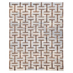 Vintage Hand Woven Wool Rug 10'2''x13'10''