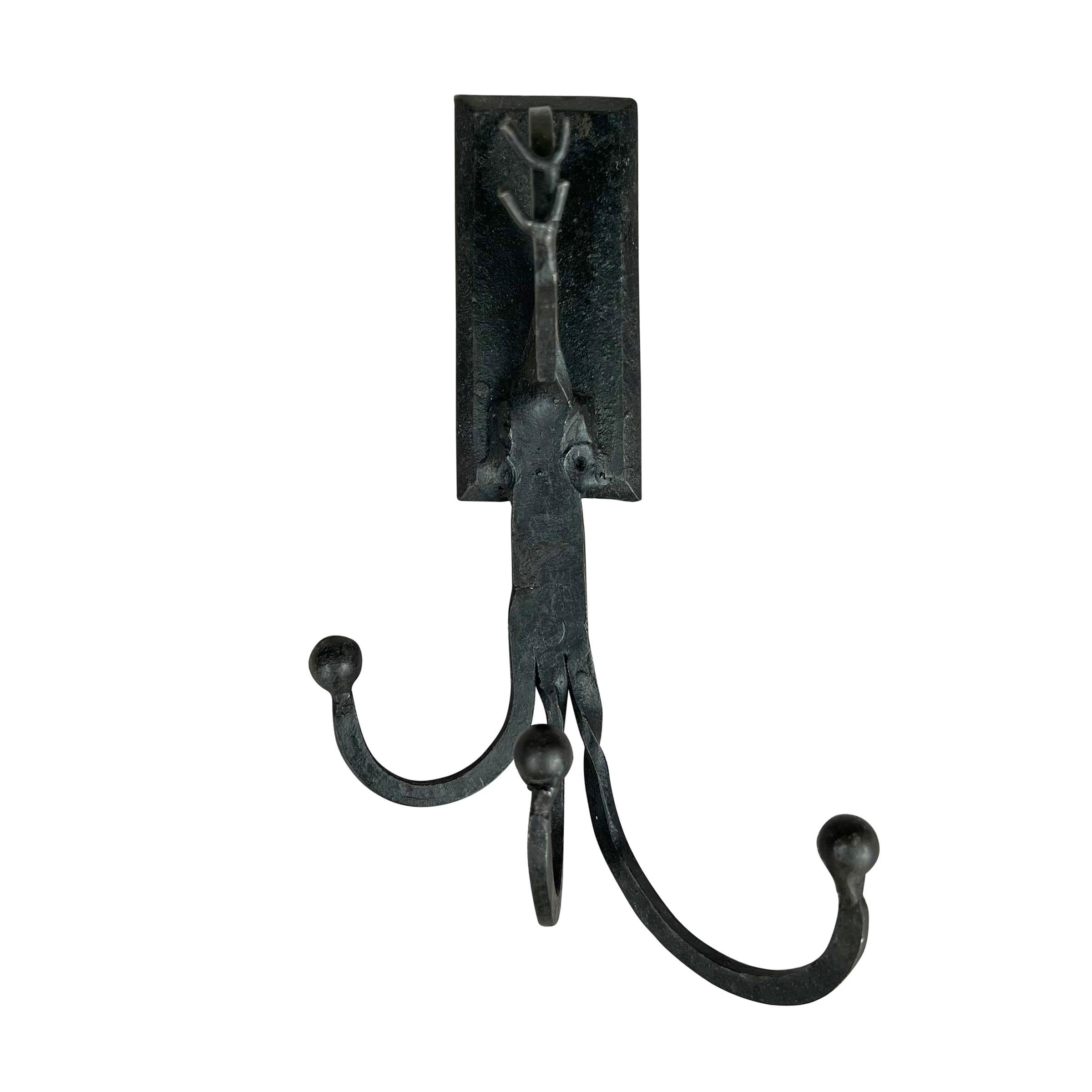 Rustic Vintage Handwrought Iron Horse Wall Hook