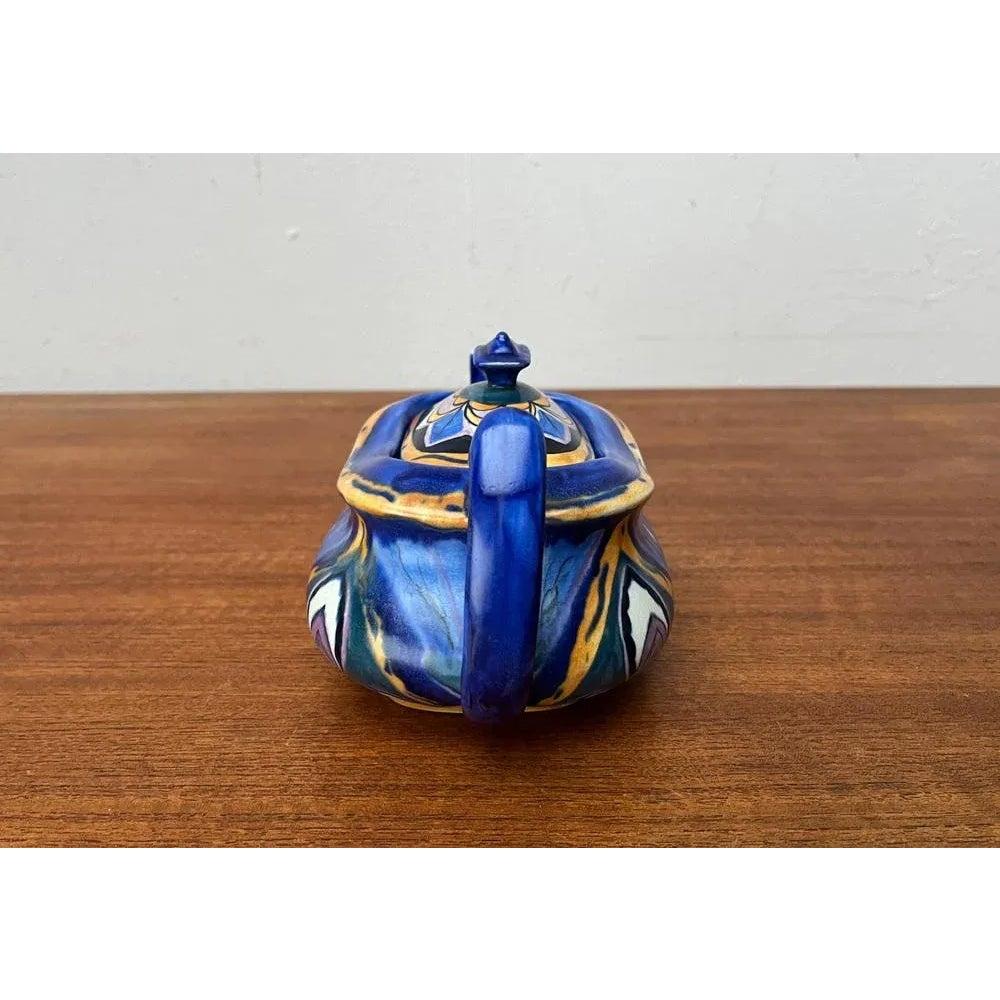 Handgefertigte Vintage-Teekanne aus Keramik aus Carlton Ware, England im Angebot 6