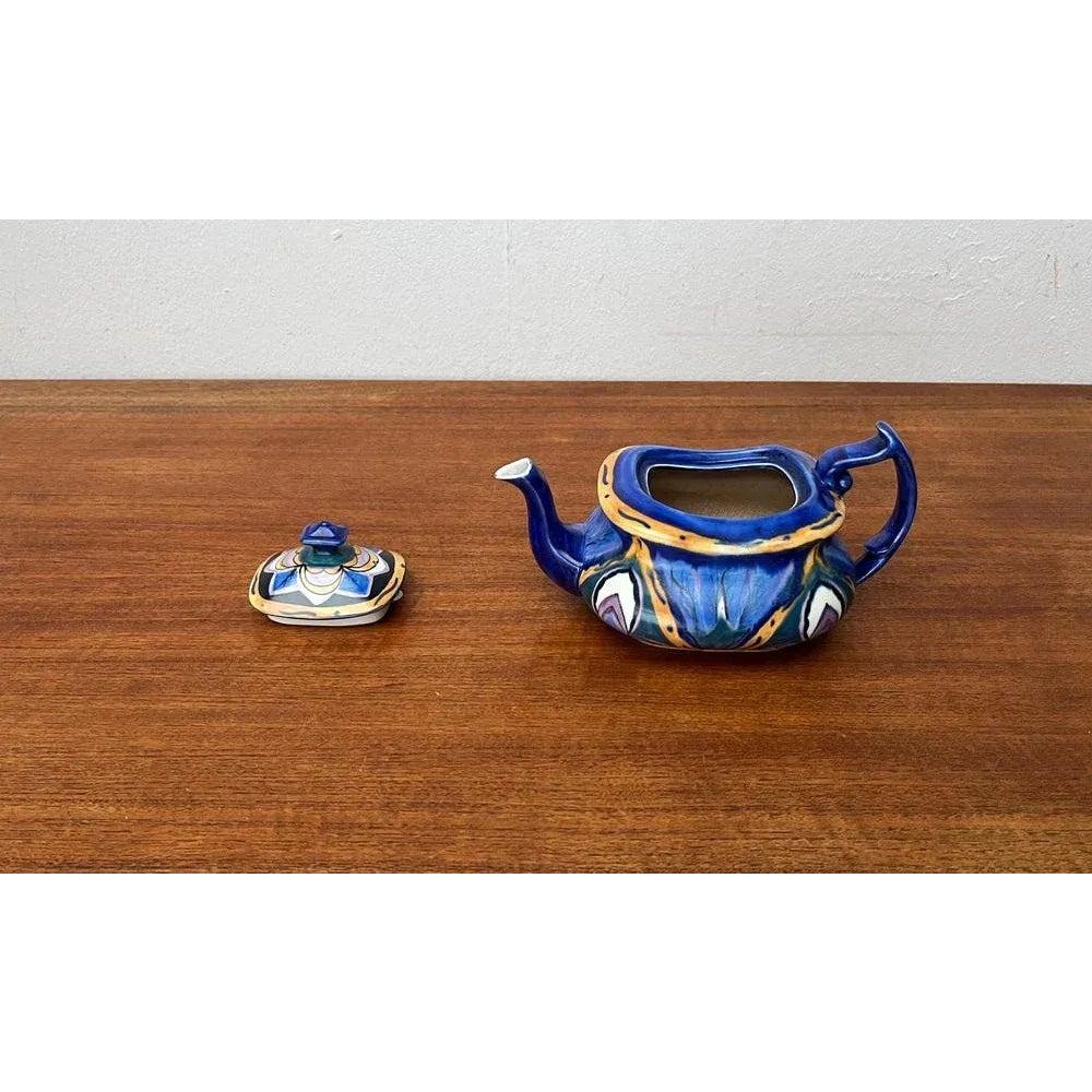 Handgefertigte Vintage-Teekanne aus Keramik aus Carlton Ware, England im Angebot 7