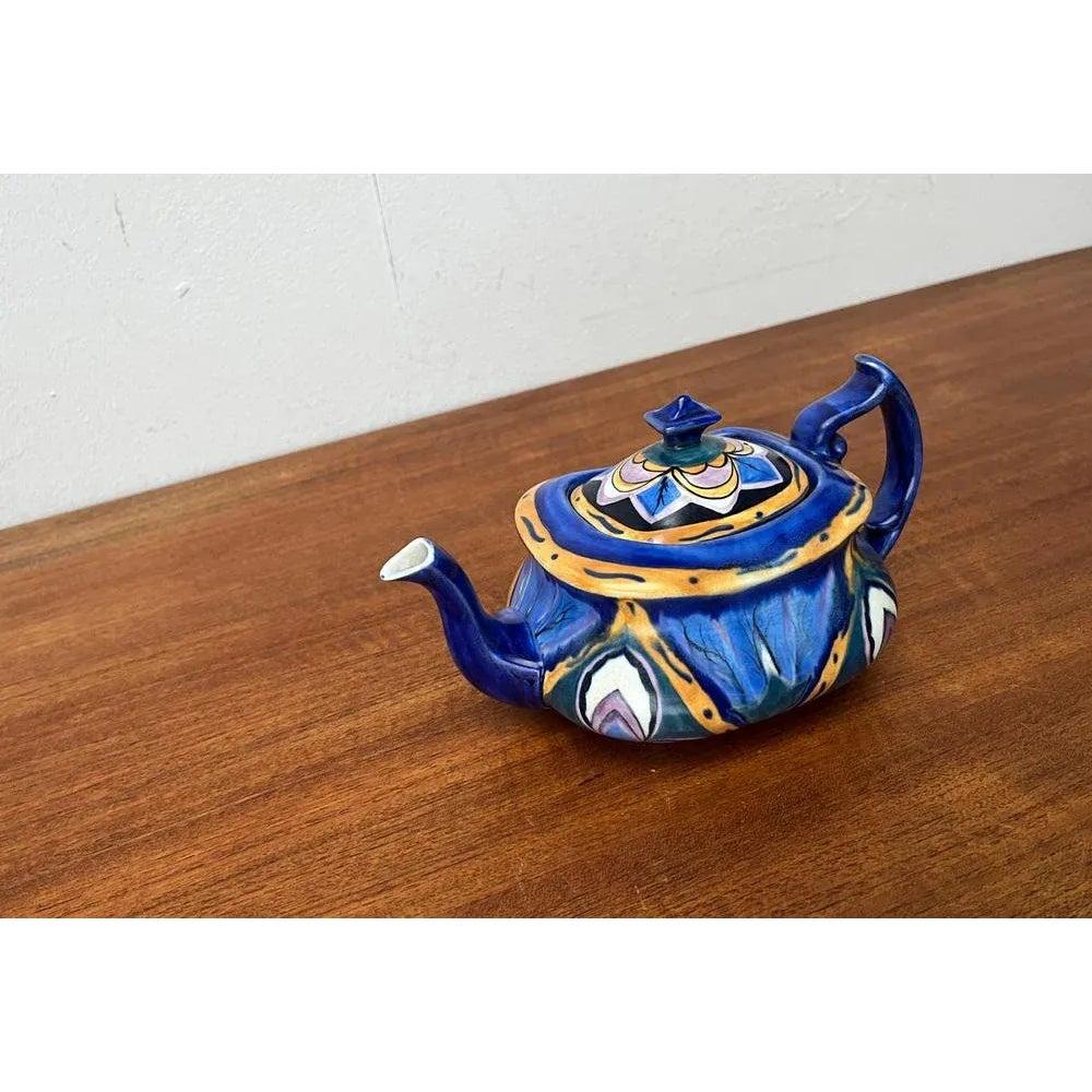 Handgefertigte Vintage-Teekanne aus Keramik aus Carlton Ware, England (Deutsch) im Angebot
